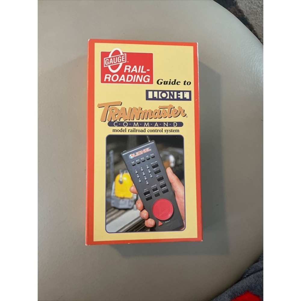Lionel TrainMaster Command Video Guide O-Gauge Rail-Roading VHS OS Yellow Good